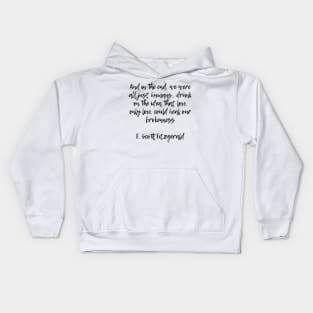 Only love could heal our brokenness - F Scott Fitzgerald quote Kids Hoodie